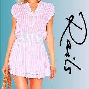 Rails Angelina rose and white striped Mini Dress Vibrant and Chic